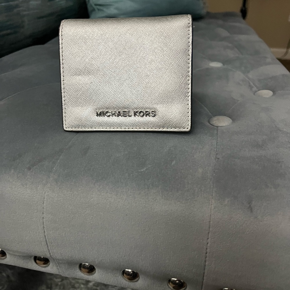 Michael Kors Silver Billfold